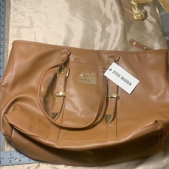 Steve Madden Brown Leather Women\'s Bag main image 8